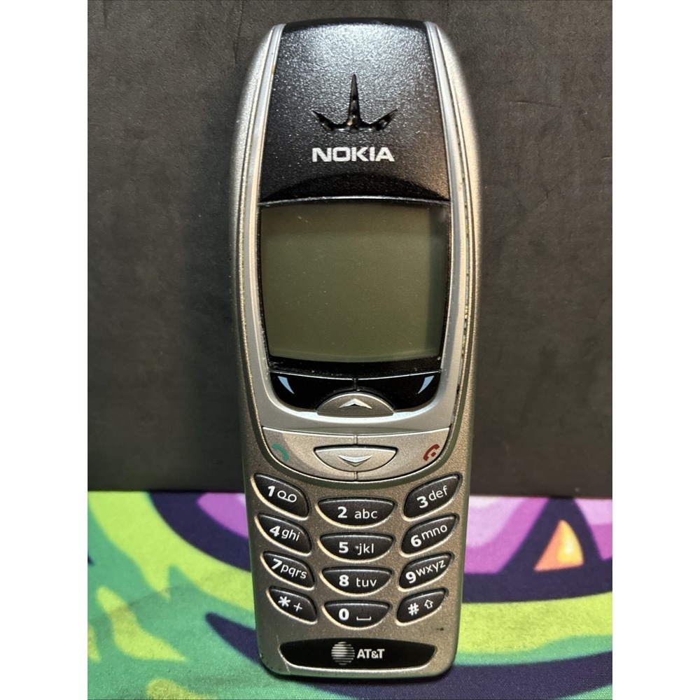 Nokia 6360 Cell Phone Vintage Mobile Original NPW-2NX  USED Silver Rare C3